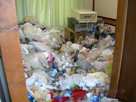 ゴミ処分 作業前